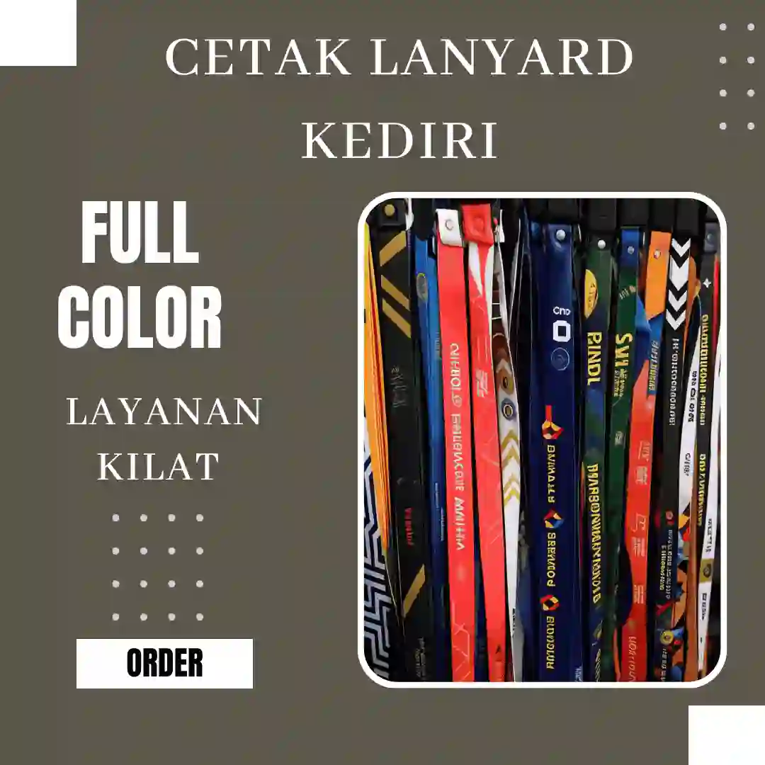 Cetak Lanyard Custom di Kediri